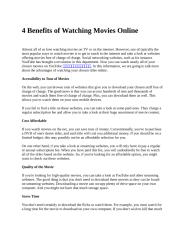4 Benefits of Watching Movies Online.docx